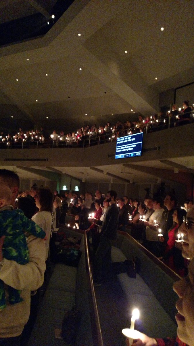 MKrauseNC's tweet photo. Candlelight service #ChristCommunity Omaha. @nechristian https://t.co/U8UhSsxRVK