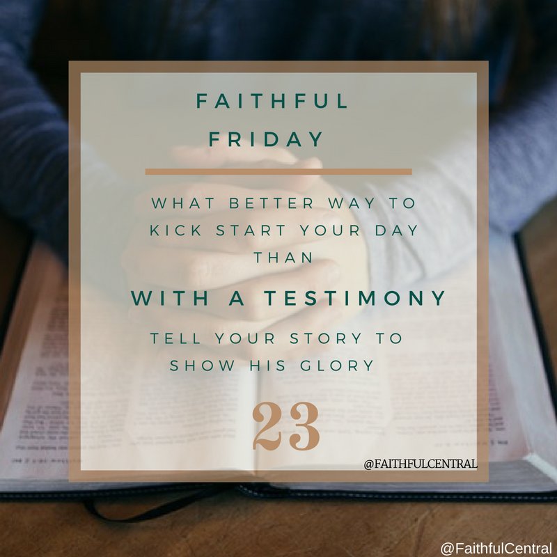 BishopUlmer's tweet photo. God is doing marvelous things in our lives! Whether it is you have a new job or someone gave you a hot meal share YOUR STORY #FAITHFULFRIDAY https://t.co/KGMPzXMAqj