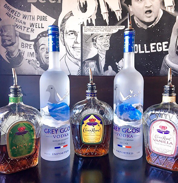 Join us before the storm!!  Tonight and tomorrow for the Vikes!!  $4 Crown and Goose Pours tonight!!