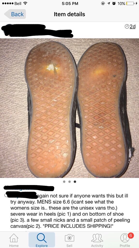 Dumb Depop Listings tweet media