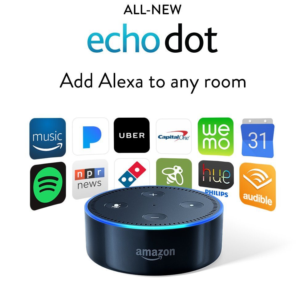 Add Alexa to any room with all-new Echo Dot by Amazon - 20% off amzn.to/2hlsO7F