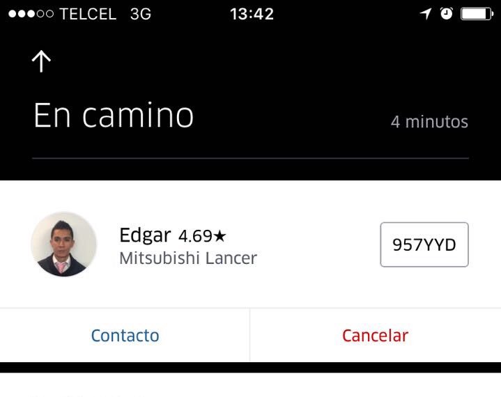 Este es el conductor para q estén atentos si les toca cuando pidan un uber!! Pero piénselo mejor usen Cabify <a href="/Uber_MEX/">Uber Mexico</a> @Cabify_Mexico
