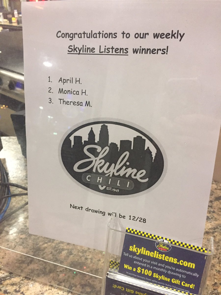 reading_skyline's tweet photo. Congrats to our weekly Skyline Listens winners! Visit https://t.co/JTGhjNUG3c to enter the weekly drawing for a $10 gift card. https://t.co/QPedQU1Era
