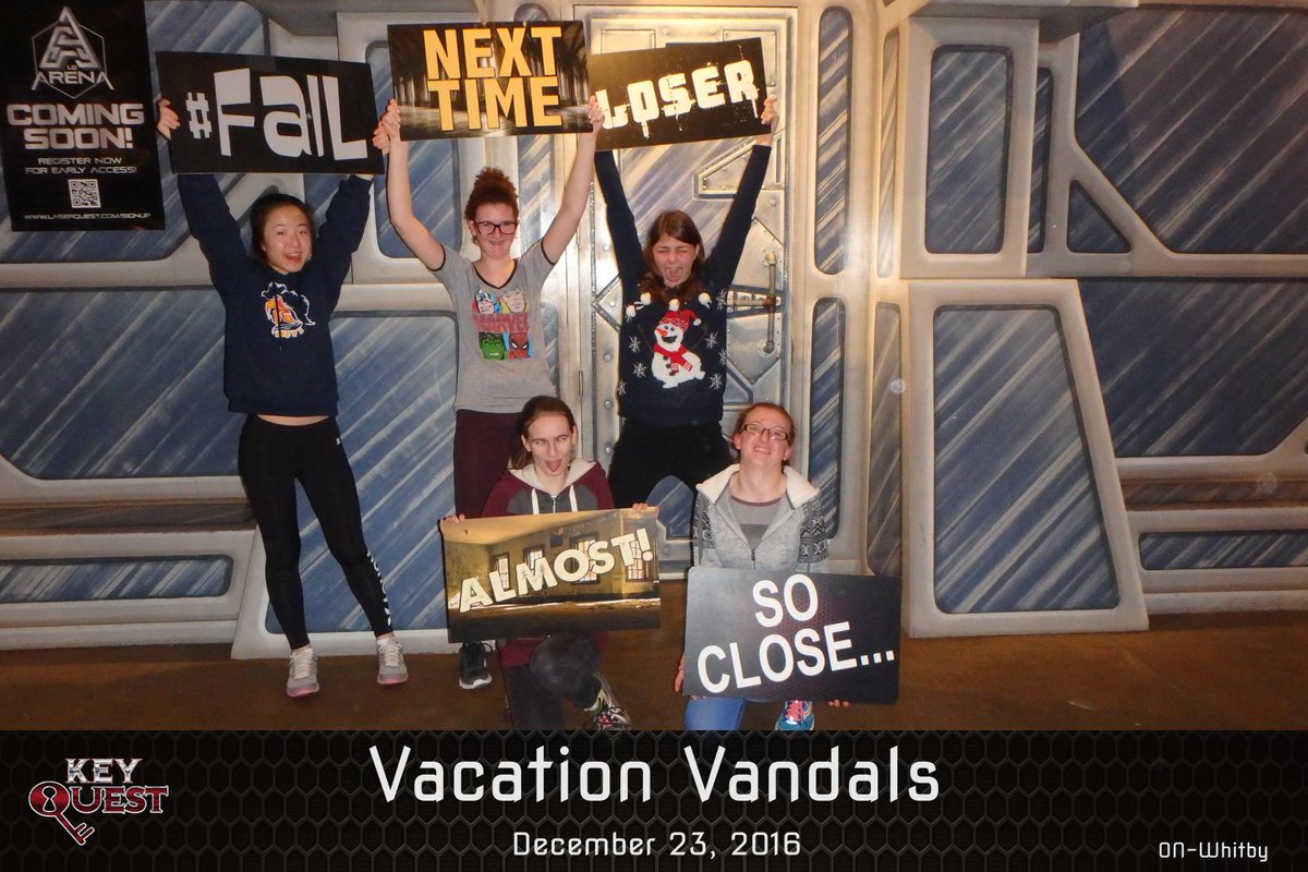 LQWhitby's tweet photo. So close.... Great effort ladies!!! #whitby #KeyQuest #VacationVandals https://t.co/iN5xXRx9E0