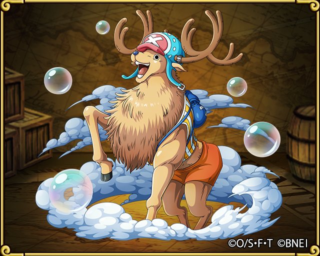 One Piece トレジャークルーズ 新キャラ情報 12 31開催のスゴフェスにて トリノ王国の製薬技術を学んだ チョッパーが再び登場 2年が経ち トナカイ形態もずいぶんと立派になりました T Co D1lzyauiev トレクル