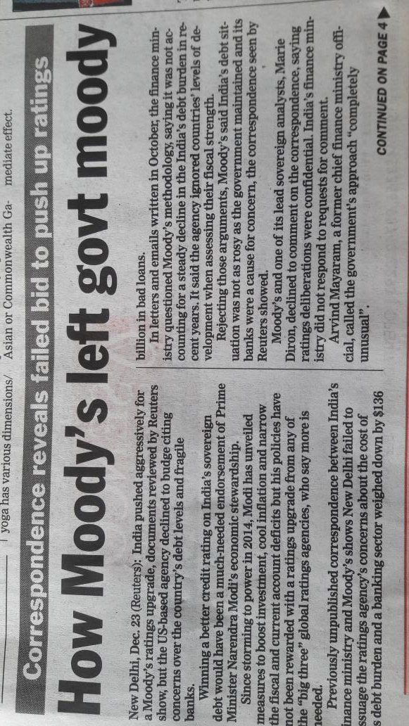 anupamdeb775's tweet photo. Modi's 'completely unusual' push for Moody's ratings upgrade to shore up his image prior2elexns ends in smoke #ModiCorruptionExposedAgain https://t.co/XCBVkTpDbz