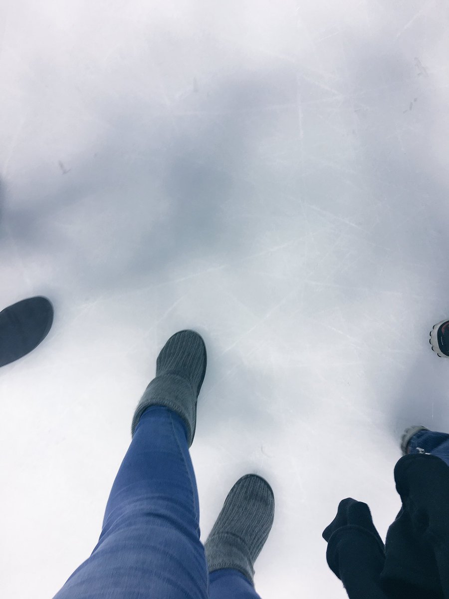 lilyschwarz's tweet photo. because when they give you access to the ice, you take advantage of it. #CBJ #CBJSocialNight https://t.co/gKqP62UCu0
