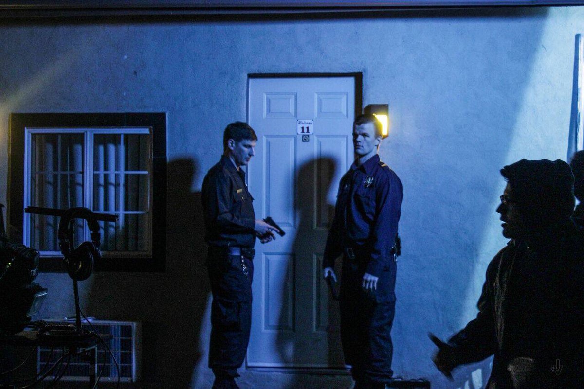 sean_frederic's tweet photo. Getting ready to bust through the door on set and make the arrest #onset #workingactor #hollywood #lalife #actorslife https://t.co/Uu6X6UhpJ1