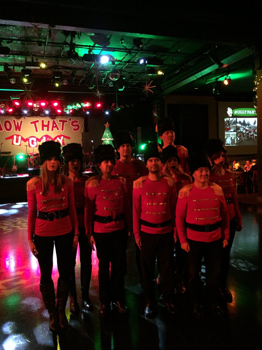 We've got Team Nutcracker in the house tonight. #uglyparty #15yearsugly