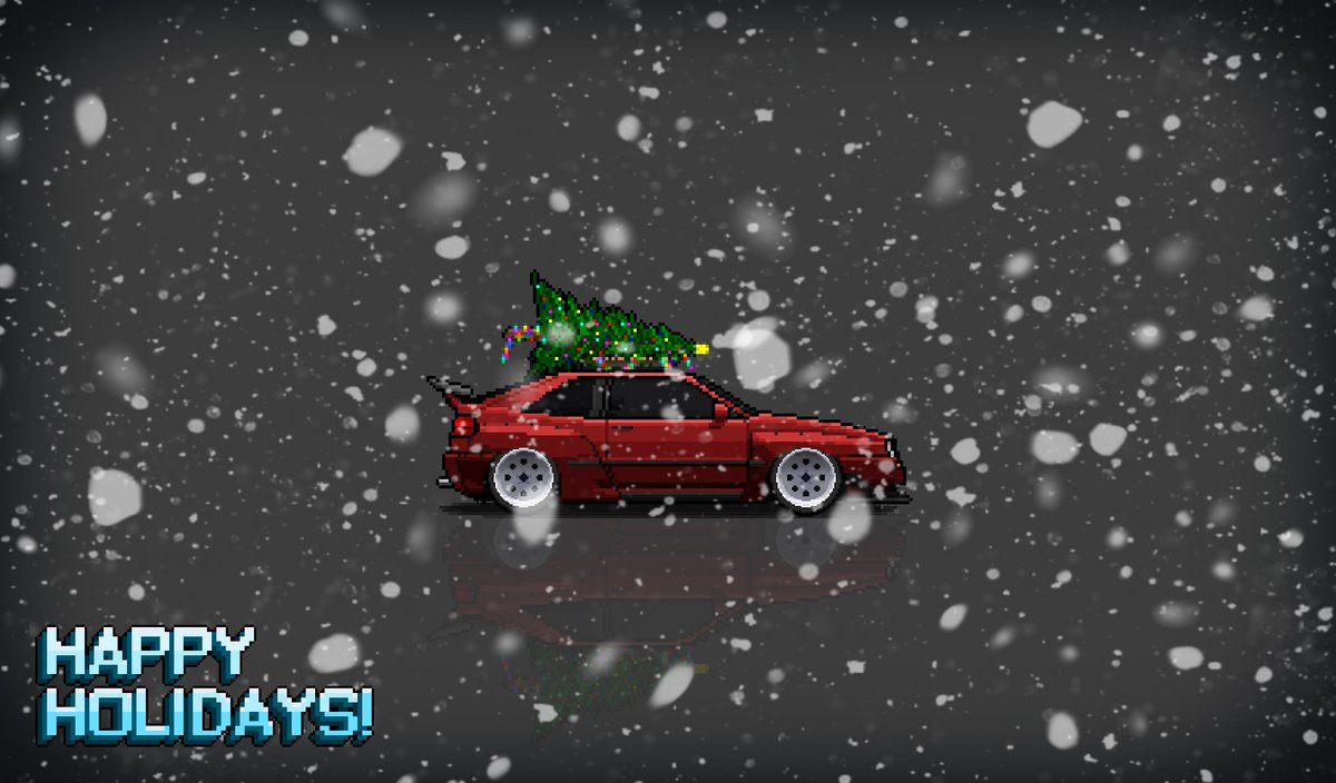 StudioFurukawa's tweet photo. Happy Holidays from Pixel Car Racer!
Update out now 1.0.53 https://t.co/27HCNkuBvQ