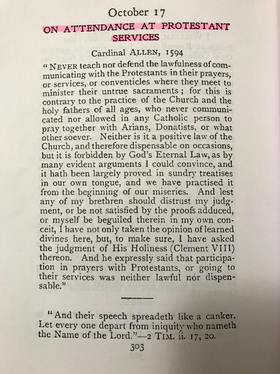 Cardinal Allen Letter