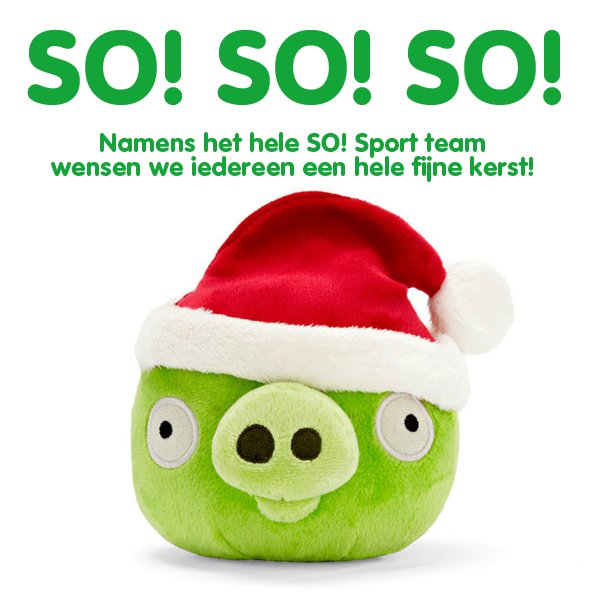 Fijne feestdagen! #sosportnl