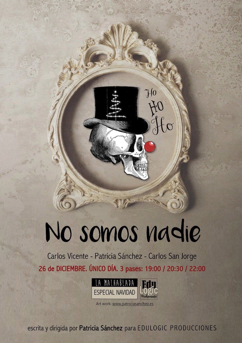 Ve haciendo planes para el lunes 26 y redime los excesos navideños con microteatro. Tu mejor opción para pasar la tarde con risas y amigos.