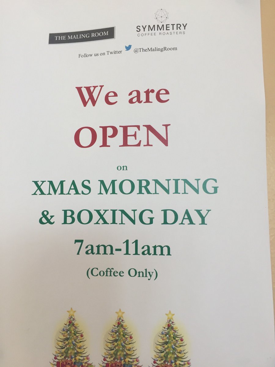Merry Xmas to all on this warm summer night! We're open tomorrow morning &amp; Boxing Day for coffee!