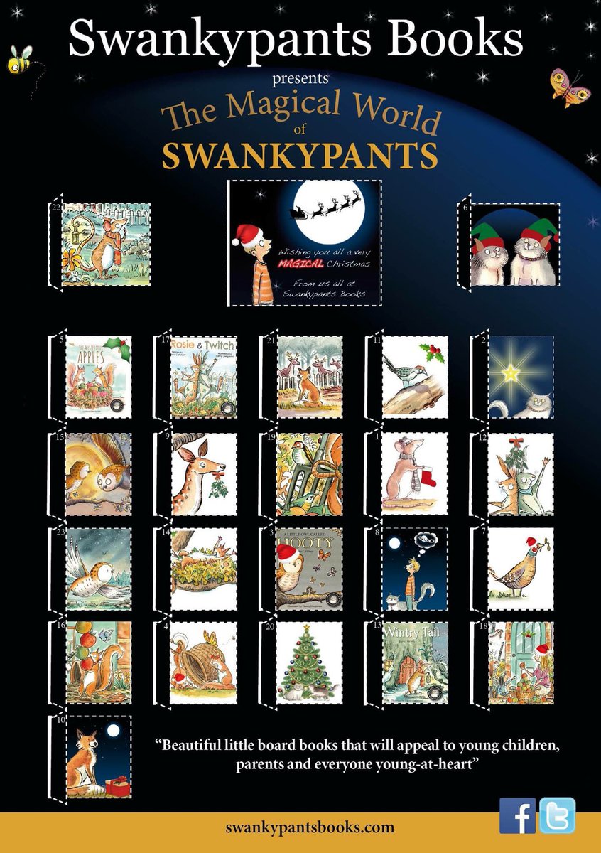 SwankyPBooks's tweet photo. With only 1 more sleep to go, we would like to wish you all a very Merry Christmas and a Happy New Year! https://t.co/wok5ATO2YY