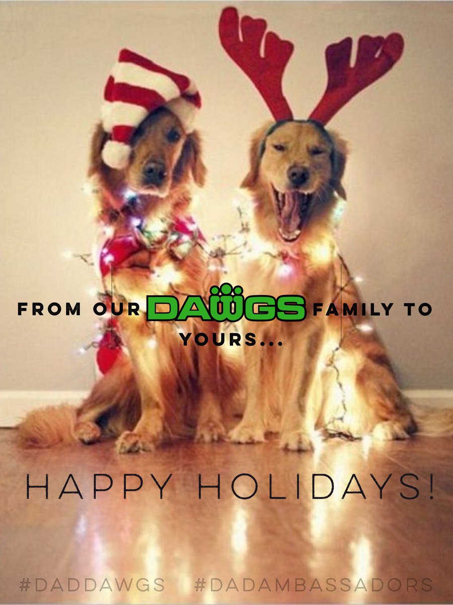 DadDAWGS's tweet photo. Thanks for supporting DAWGS! We wish you a very Merry Christmas and can't wait for all you #DadDAWGS to join us in 2017! https://t.co/y7l0RPLS64