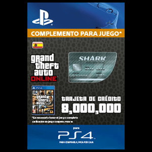 GamesDigitalPS4's tweet photo. Cuenta secundaria GTA V+Tarjeta Megalodon 8 millones en GTAonline por 30€ #ps4 #juegosdigitales #digitalgames #gamesdigital #ps4digitales https://t.co/FyQDAvQ8m3