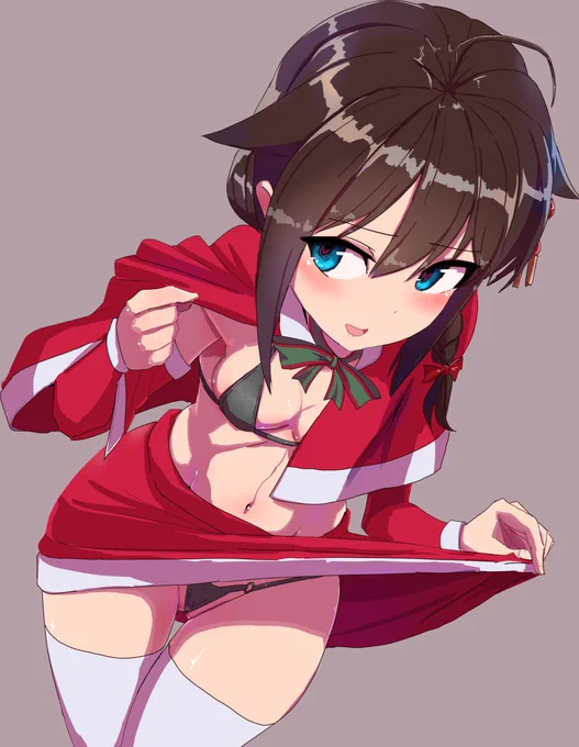 時雨ちゃん。期間限定の衣装前描いたので違うコスで 
