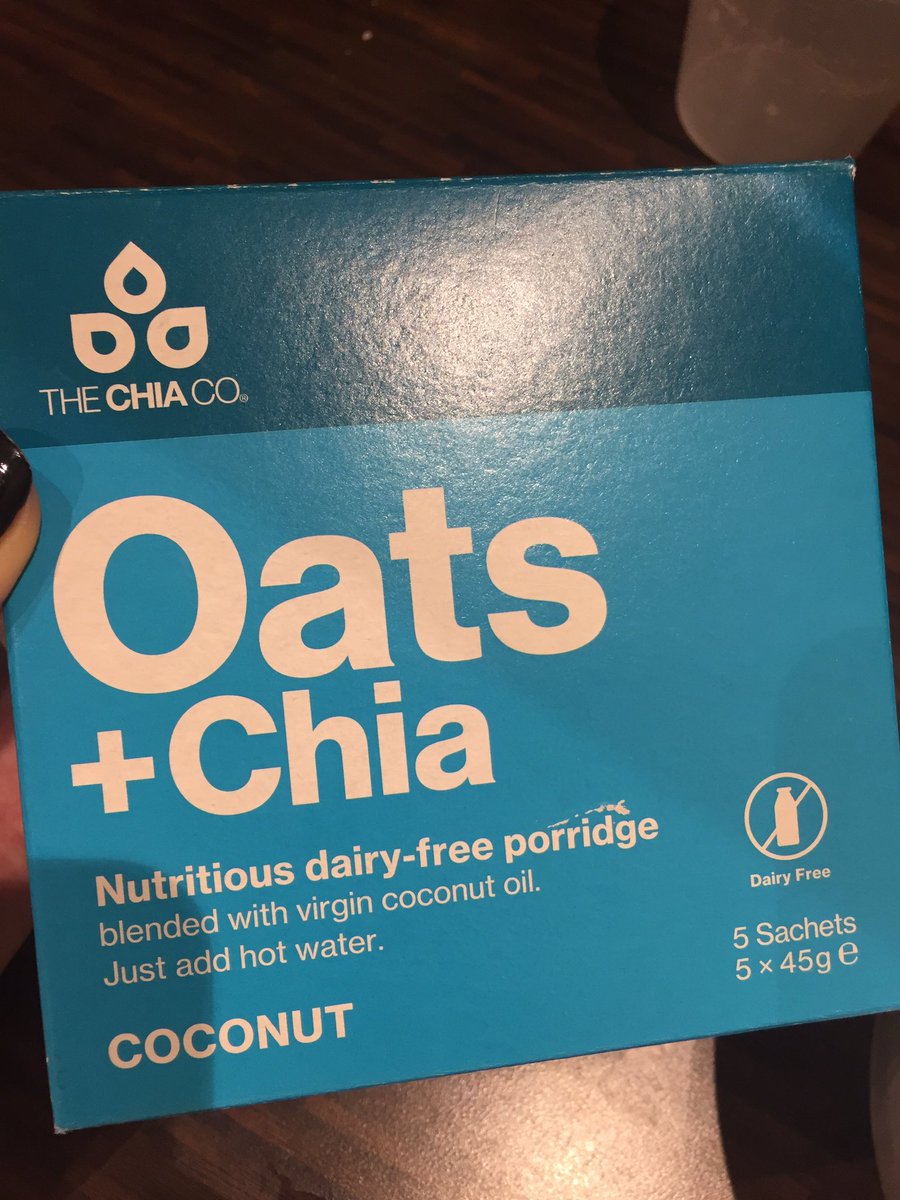 SarahLouColeman's tweet photo. Thrilled to have discovered this delicious & nutritious breakfast @TheChiaCompany #Omega3 #highfibre #dairyfree #coconut #porridge #eatchia https://t.co/yIUjxYBt8j