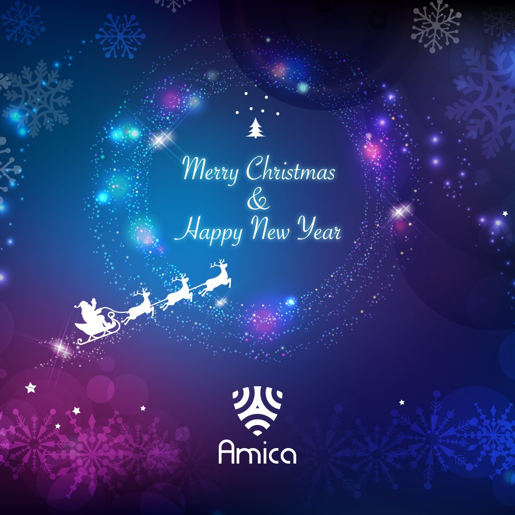 Amica_io's tweet photo. We wish everybody a Merry Christmas and a Happy New Year! https://t.co/zUG6LGDCbo