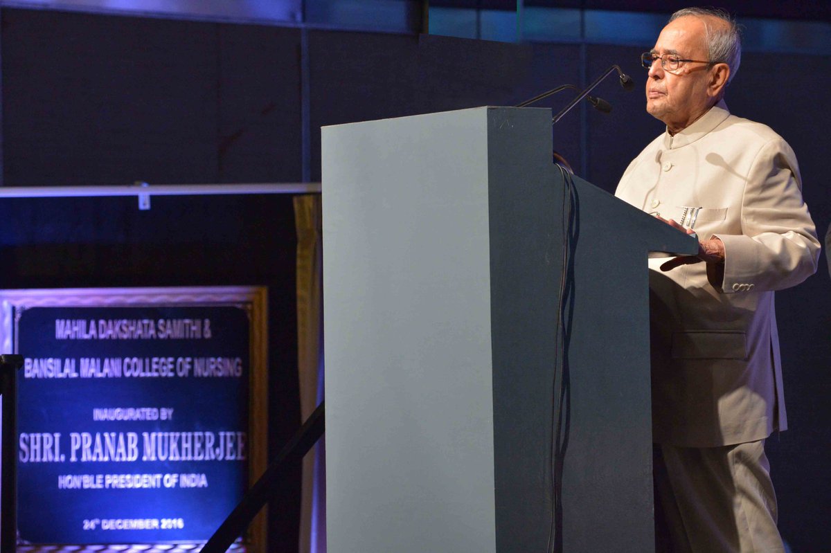 President Mukherjee tweet media