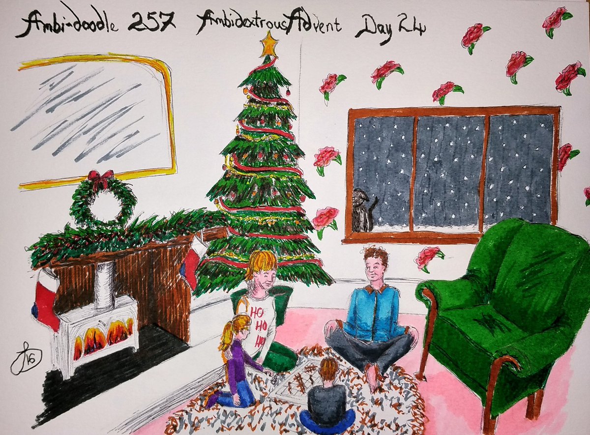 neonblaze72's tweet photo. #ambidexterityrulesok #ambidextrousadvent day 24
Wishing U all a Merry Christmas!
#festiveart #switchdrawer for @paigntonpoet @TheLuckyHand https://t.co/5Z4aUXniS7