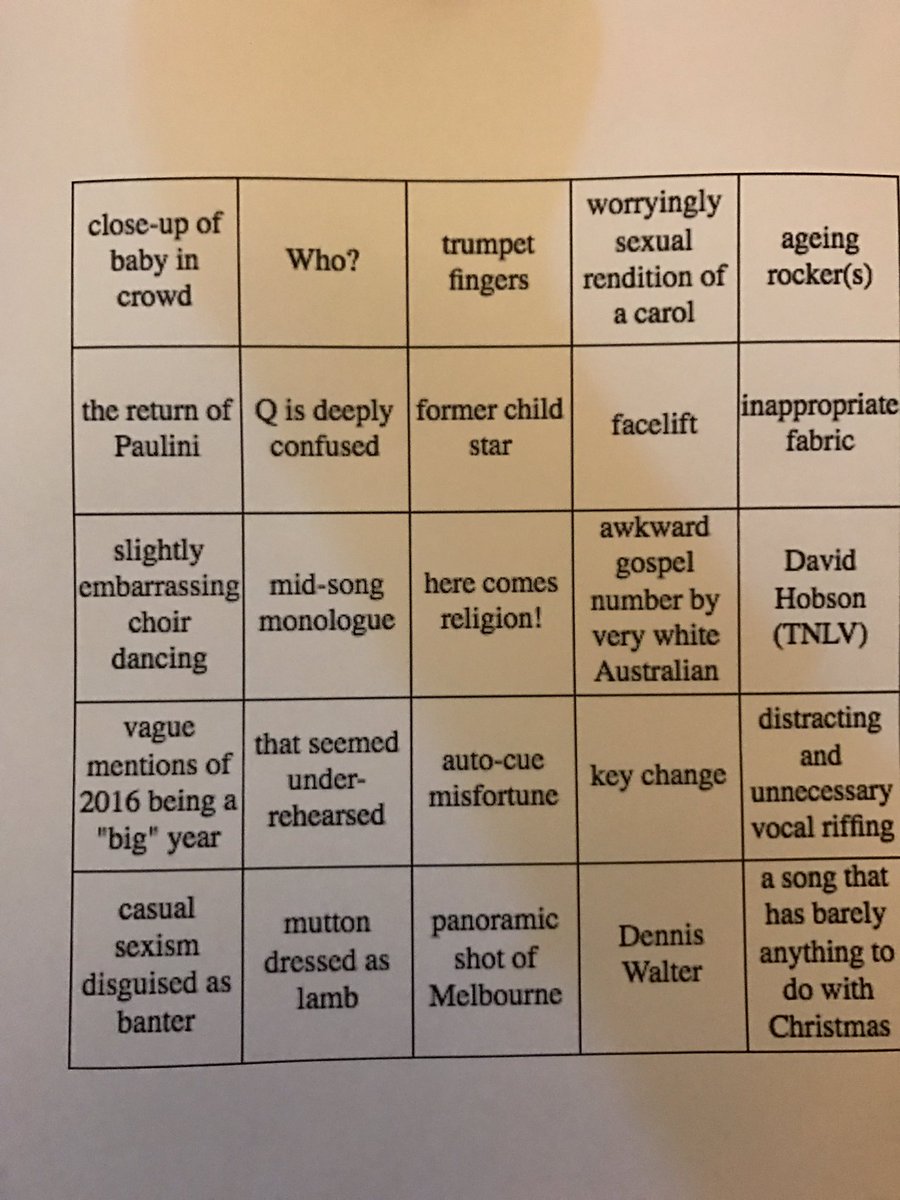 simonjabrahams's tweet photo. Carols bingo is go. #CarolsByCandlelight https://t.co/vIovqe8Ytv