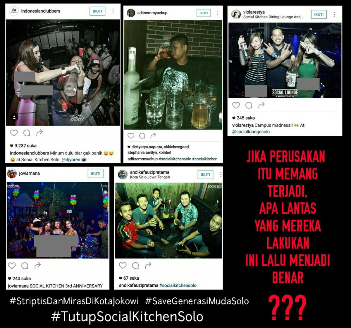 jo_kodokk's tweet photo. Wartawan Islam ditangkap @DivHumasPolri tanpa surat penangkapan diduga krn ungkap pesta miras di #socialkitchensolo
Cc @DPP_FPI @Fahrihamzah https://t.co/iXwrAHgfSB
