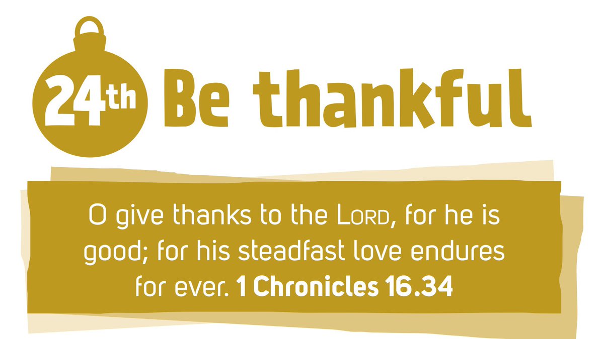 LiveAdvent's tweet image. As you make final preparations for Christmas, take a moment to thank God for what he has already given you #LiveAdvent