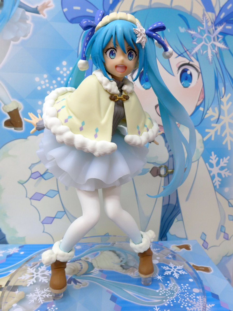 東京レジャーランド秋葉原店 Twitterren 景品情報 初音ミク フィギュア オリジナル冬服ver 全1種 絶賛展開中 ミクの新作 フィギュア 入っております 初音ミク四季フィギュアシリーズ第1弾 描き下ろしイラストを使用したタイトーオリジナルのフィギュア冬服
