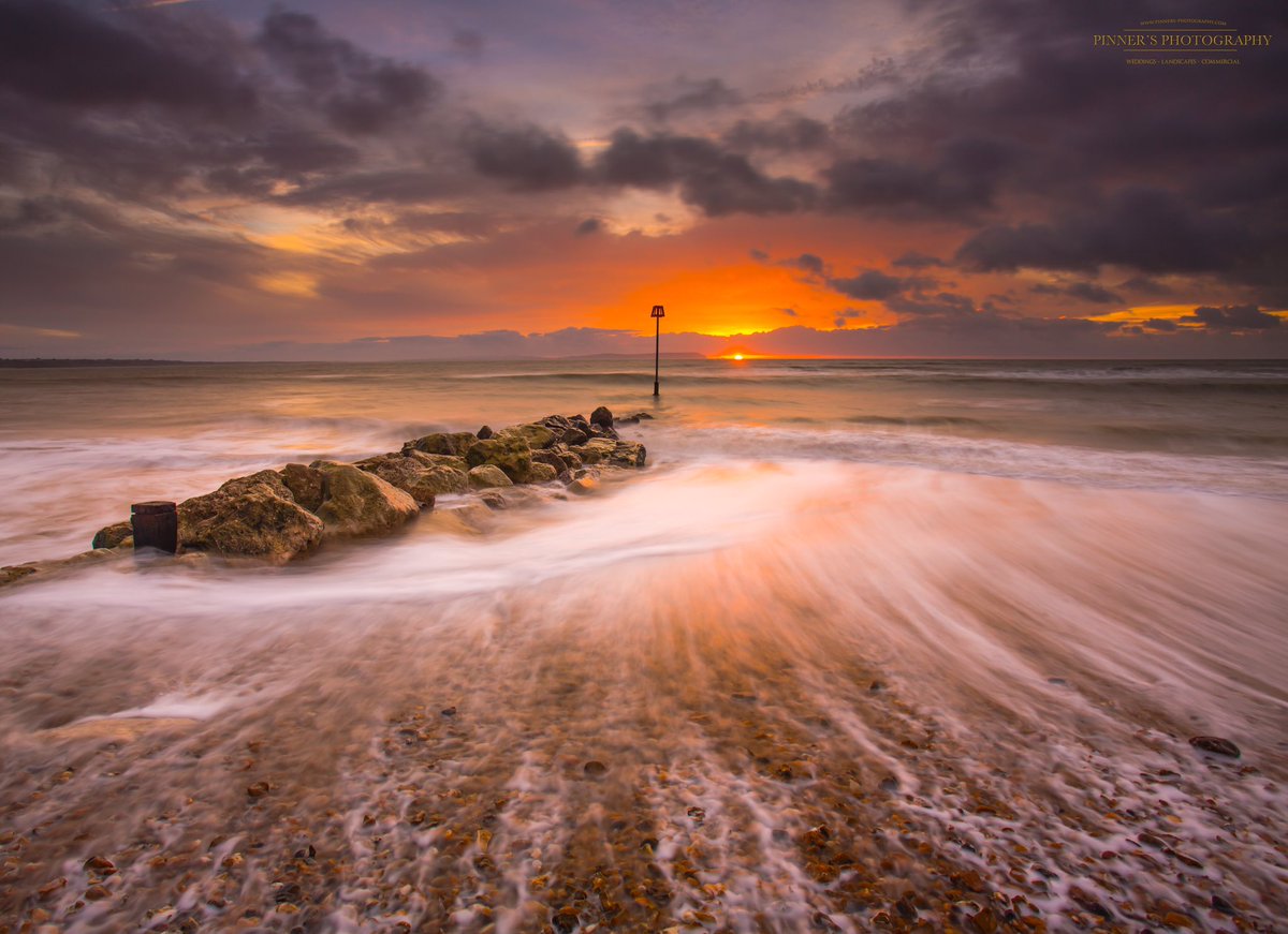 Yesterdays Sunrise at Avon Beach #Dorset 
website pinners-photography.co.uk