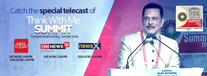 thinkwdmebook's tweet photo. Catch the special telecast of #Thinkwithmesummit at @IndiaToday,@cnnbrk and @NewsX. https://t.co/UIJ4eRG8mb