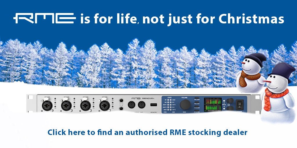 SynthaxAudioUK's tweet photo. Upgrade your #recordingstudio and #switch2RME . Find out more here >>>  https://t.co/TwmjpAjToU https://t.co/UhDze2JkUd