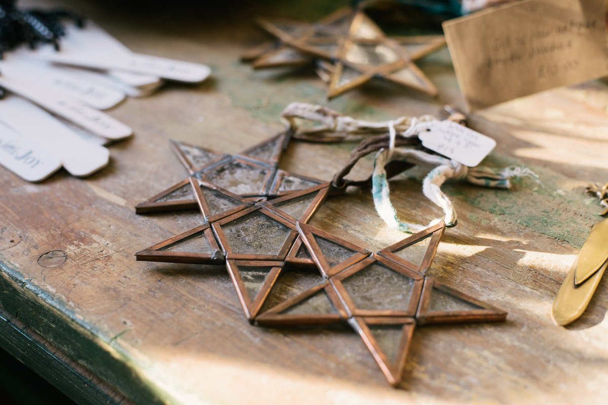 deVOLKitchens's tweet photo. Looking for a last minute #stockingfiller? On day 24 #deVOLPresents these gorgeous antique copper stars, £14 for a set of 3 #giftguide https://t.co/JjAb26iTRm