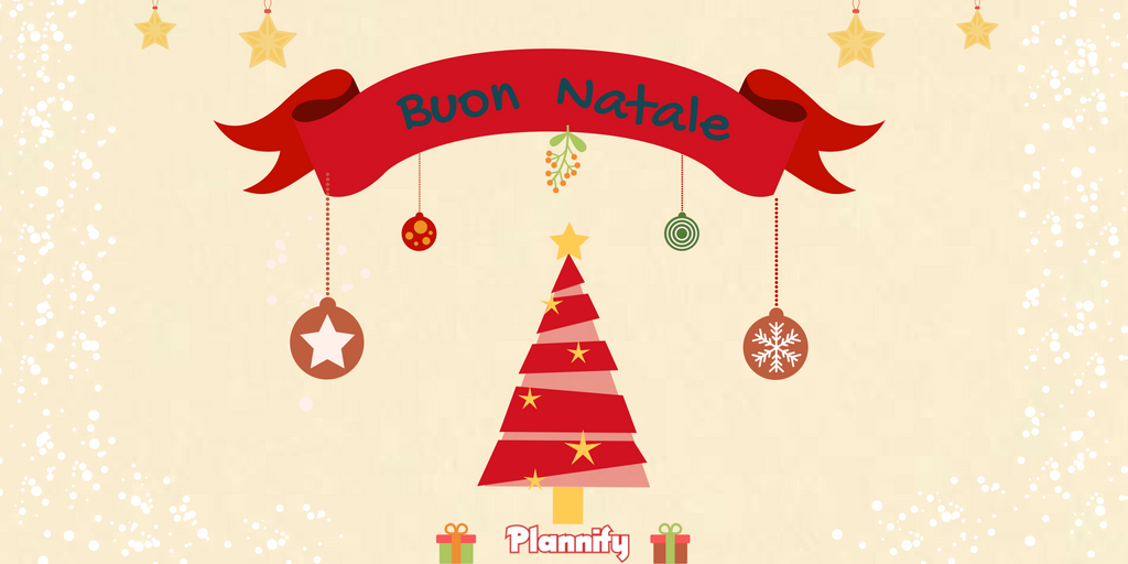 Plannify's tweet photo. Buon #Natale da tutto il team Plannify 🎄 https://t.co/O0YozlCtBF