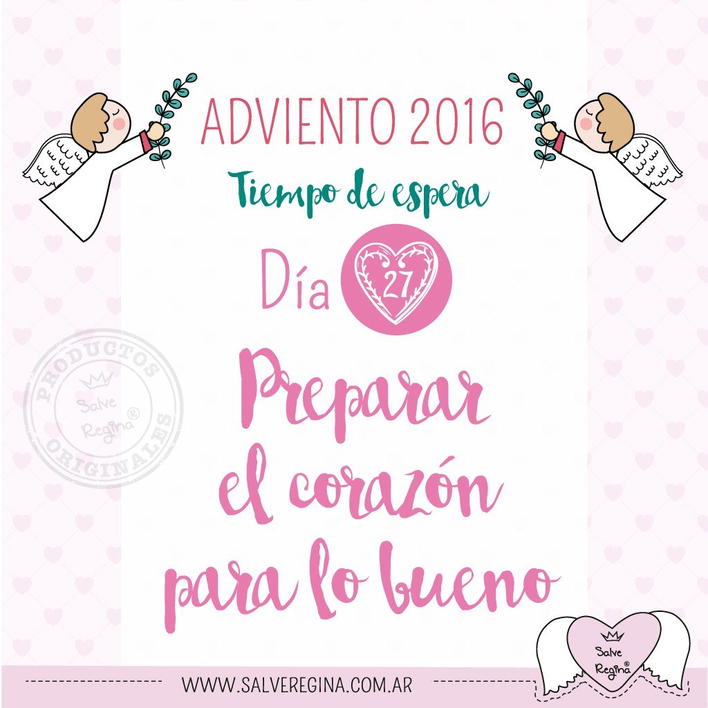 salvereginaarg's tweet photo. Ya llegamos al último día del #Adviento2016 ❤😍👏 Esperamos que día a d�... https://t.co/RttUd8Fx7o https://t.co/VCzaobbX3r