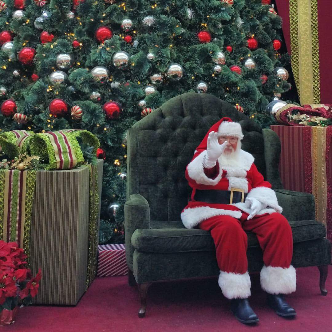 Had to check in with Santa to remind him of how GOOD I've been this year! #IBelieve #Santa #MerryChristmas