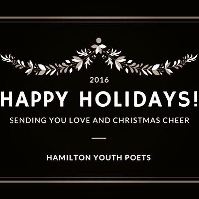 HYP_SLAM's tweet photo. See you on the other side! #Christmas2016 #HamOnt @HamiltonLibrary @ArtsHWDSB  @SACHA_tweets @Centre3 @HCArts @JNunnHWDSB @TheAGH https://t.co/jEQfhoIiPT