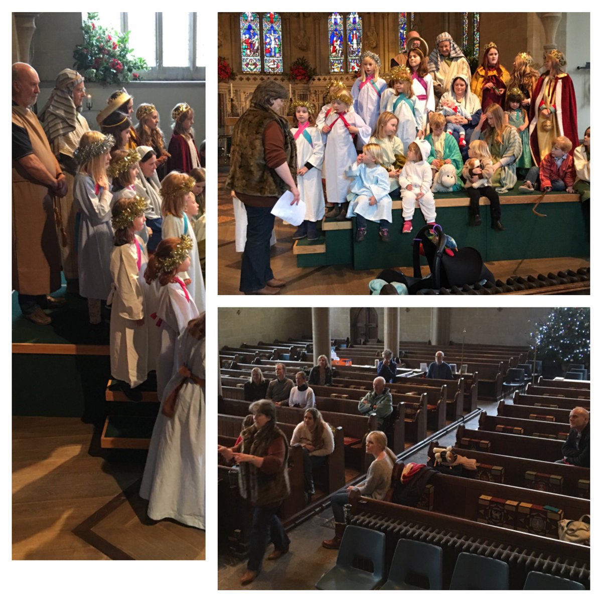 st_thomaswells's tweet photo. Crib Service rehearsals with lots of helpers https://t.co/RrfAhAUvvI