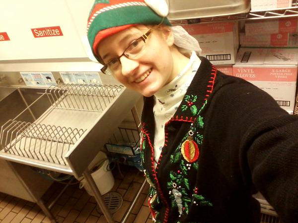 sandyblasey's tweet photo. Merry Christmas Eve from your neighbor Meijer Bakery Elf! :) https://t.co/As5YZxHGiE