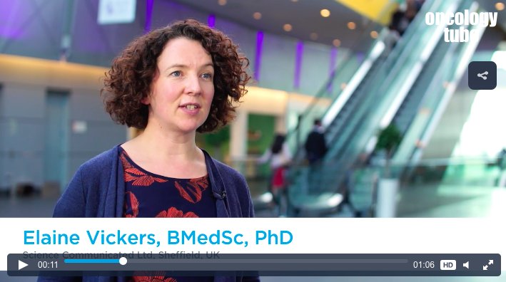 oncologytube's tweet photo. Introducing Scientific Topics to Non-Scientists https://t.co/cYS6QLtEZE @VJOncology @DrElaineVickers #SupportiveCare #Cancer #NCRI16 https://t.co/AuJENrnlZU