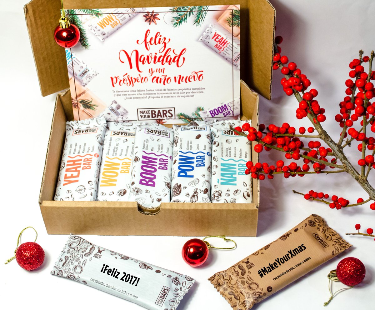 Estas fiestas regala #makeyourbars con un mensaje personalizado para felicitar a tus amigos.🎄🎁#MakeYourXmas
makeyourbars.com