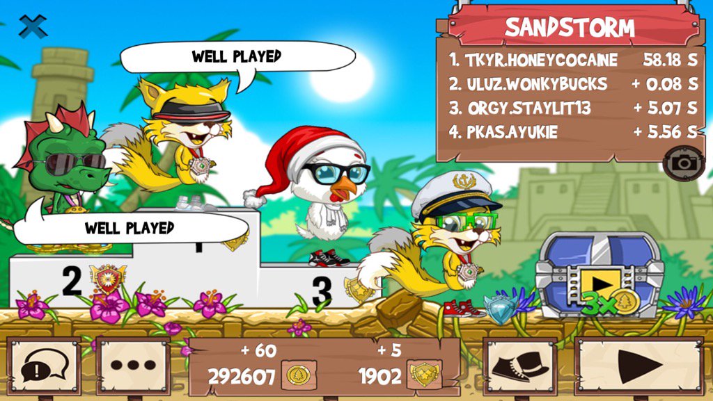 yukiichannn's tweet photo. I just beat a golden fox! #funrun2 #WonkyBucks #STAYLIT13 #AYUKIE https://t.co/U68Gky24C4