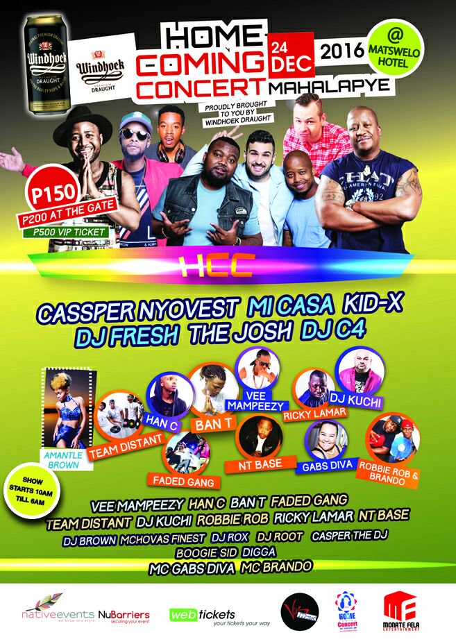 HCC2016's tweet photo. NOBODY parties like Mahalapye kae December!!!!!! Are you ready?????? #HCC2016 #KeNako https://t.co/bdw8hBDWOP