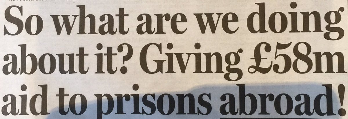 DisgraceTheToff's tweet photo. All this while we cant fund our own bloody prison system. #prisonriots #foriegnaid https://t.co/L8mUVBPcjT