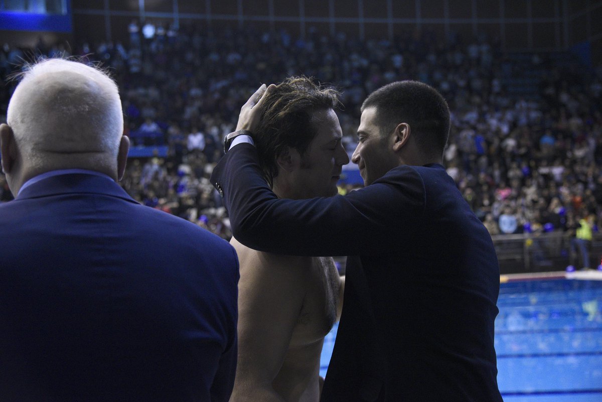 sportsrbije's tweet photo. Шампиони! #vaterpolo #sampioni #uzelisusve #nikic #gocic https://t.co/tcKRtlAUD5