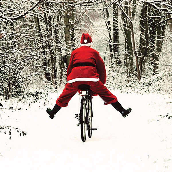 aprirebicycles's tweet image. #Santa warming up for tonight...