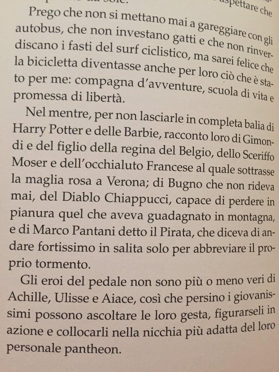 Enrico Brizzi, In piedi sui pedali #ciclismo <a href="/UltimaRiga/">UltimaRiga</a>