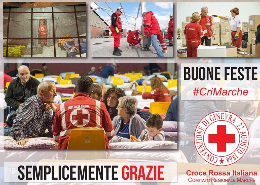 SEMPLICEMENTE GRAZIE! #CriMarche #CroceRossa  #unitaliacheaiuta <a href="/FlavioRonzi/">Flavio Ronzi</a>  <a href="/Francescorocca/">Francesco Rocca</a> <a href="/crocerossa/">Croce Rossa Italiana</a>