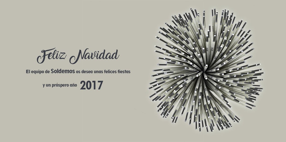 soldemos's tweet photo. Desde Soldemos os deseamos que paséis unas #FelicesFiestas junto a vuestros seres queridos. #FelizNavidad y #FelizAnoNuevo 2017!!! https://t.co/Uqonb3lMvy